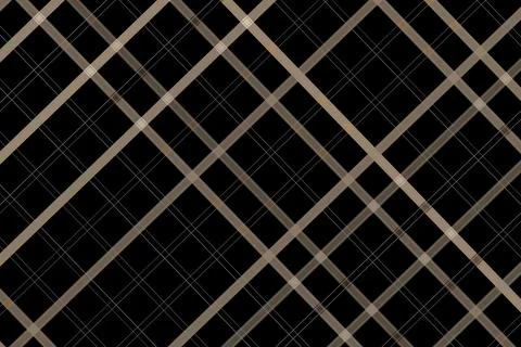 Black and gray geometric grid with intersecting lines Stock Illustration