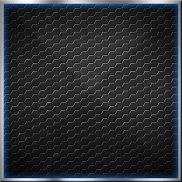 Black and gray hexagon background with real texture. Stock Illustration