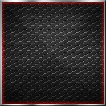 Black and gray hexagon background with real texture. Stock Illustration