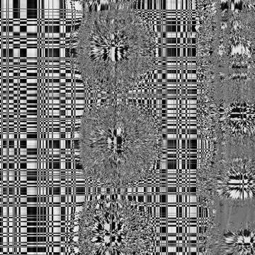 Black and gray image. Art abstract glitch textured background. Pattern Vector Stock Illustration