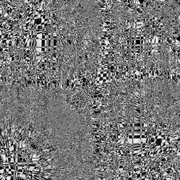 Black and gray image. Art abstract glitch textured background. Pattern Vector イラスト素材