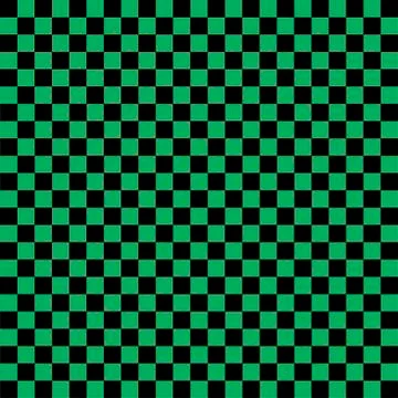 Black and green checkered background Stock Illustration