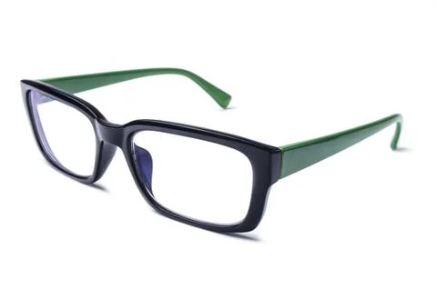 Black and Green Eye Glasses Stock Photos