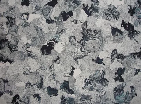 Black and grey haphazard random design on solid sheet of wallpaper Stock Illustration