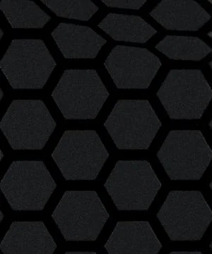 Black and grey hexagon pattern wallpaper background イラスト素材