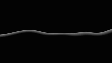 Black and grey liquid waves effect abstract animation Stock Footage 178504791