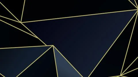Black and grey Premium background with luxury polygonal pattern Stock Illustration