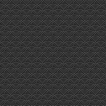 Black and grey seamless pattern chinese vector Stock Illustration