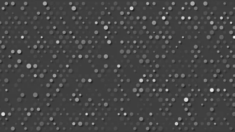 Black and grey small halftone dots abstract hi-tech motion background Stock Footage 305727559