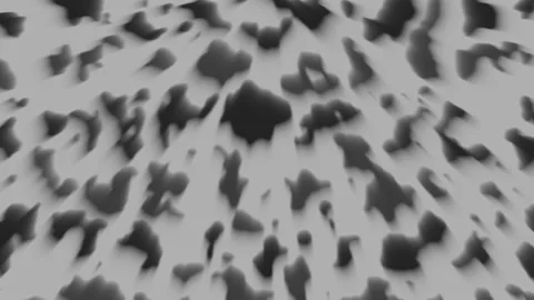 Black and grey spots move background. Radial light spinning from top animatio Stock Footage 152203173