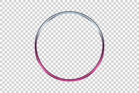 Black and pink concentric circles with white square center transparent 库存插图