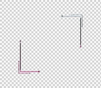 Black and pink geometric frame with hanging loop and decorative emblem Stockillustratie