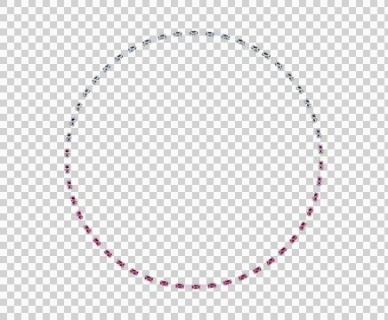 Black and pink geometric pattern frame with white center space transparent 库存插图