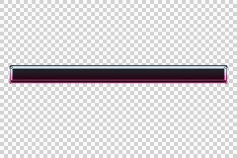 Black and pink gradient horizontal banner with thin white border transparent 스톡 일러스트
