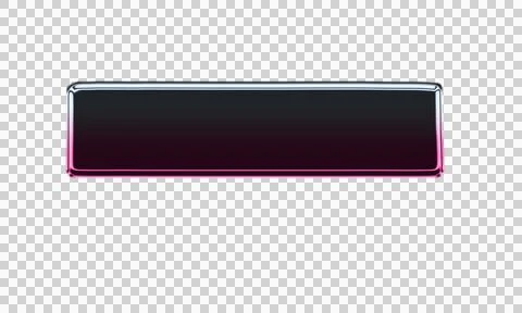 Black and pink gradient rectangle frame transparent background Stockillustratie