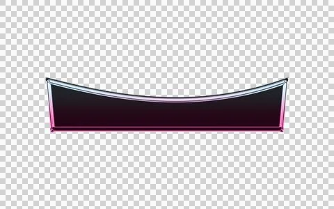 Black and pink gradient striped rectangular frame transparent background Stock Illustration