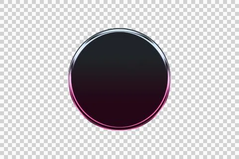 Black and purple concentric circle gradient transparent background Illustrazione stock
