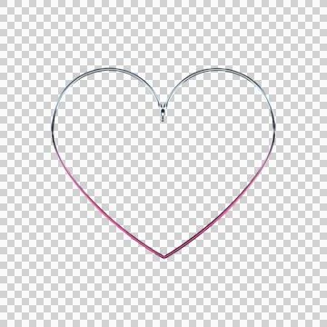 Black and purple concentric circle background with white paperclip transparent Stock Illustration