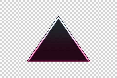 Black and purple geometric triangle arrow shape transparent background イラスト素材
