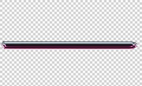 Black and purple gradient striped ribbon with metallic sheen and curled ends Stock Illustration