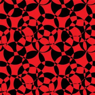 Black and Red Abstract Background Seamless Pattern. Illus Illustrazione stock