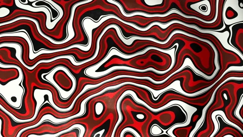Black and red abstract design shows lines. Infinitely looped animation Stock Footage 223202074