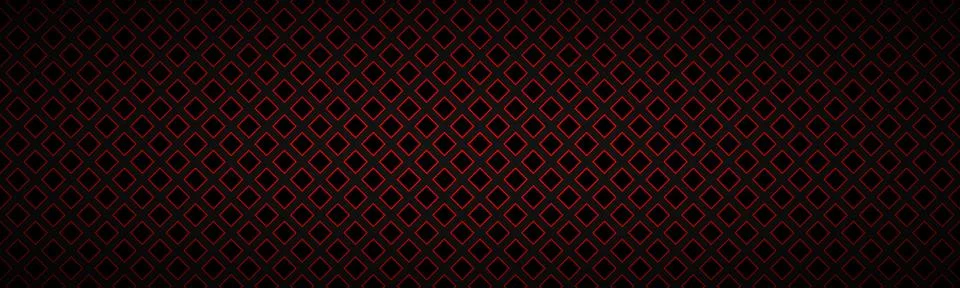 Black and red abstract header with outline of squares.Simple vector illustration Illustrazione stock