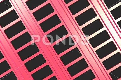 Black and red architectural elements Stock-Illustration