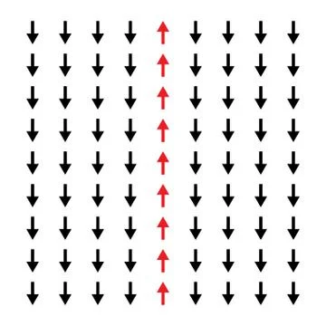 Black and red arrows Stock Illustration
