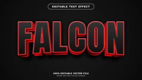 Black and red bold text style with realistic texture and embossed effect 스톡 일러스트