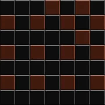 Black and red bricks pattern design solid sheet of wallpaper Stockillustratie