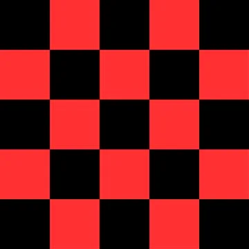 Black and red checkered background Stock Illustration