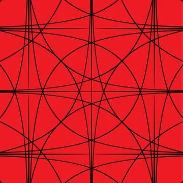 Black and Red hypnotic background. Vector Illustration Stock Illustration