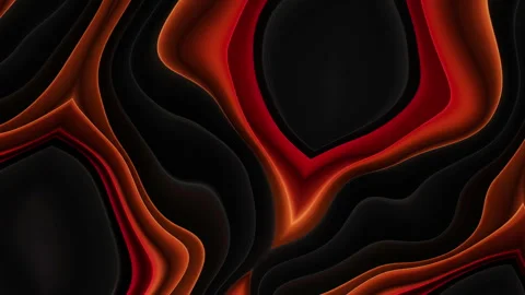 Black and Red Layered Abstract animation with seamless looping Video stock 303544666