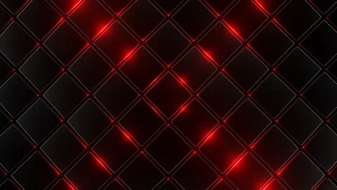 Black and Red Moving Square Abstraction Background VJ Loop in 4K Stock Footage 248372223