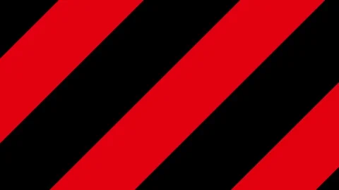 Black and red warning diagonal lines VJ loop background0001-0240 Stock Footage 344384159