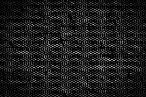 Black and rust metallic mesh background texture Stock Illustration