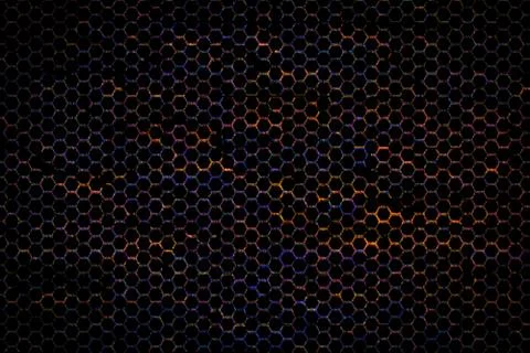 Black and rust metallic mesh background texture Stock Illustration
