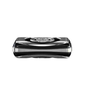 Black and silver 3d symbol Stock Illustration