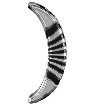 Black and silver 3d symbol Stock Illustration