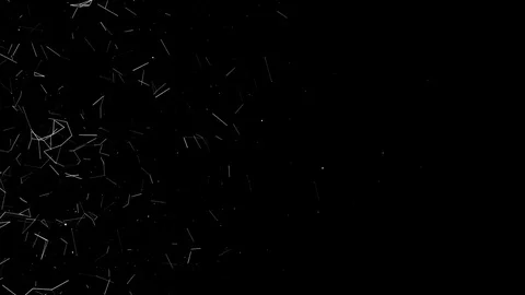 Black and while abstract background with geomtry elements Stock Footage 76018596