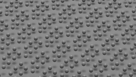 Black and White 3D Pattern Loop Stock Footage 143435933