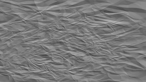 Black And White 3D Polygonal Ocean Waves Animation Loop Stock Footage 244773396