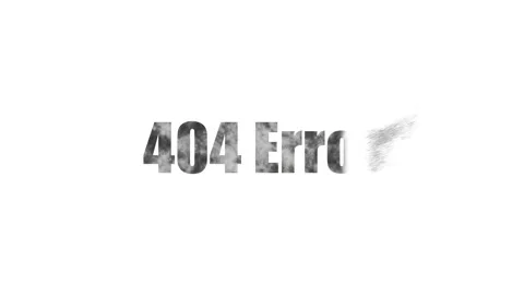 Black and white “404 Error” text disperses like windblown sand 库存影片 333679947