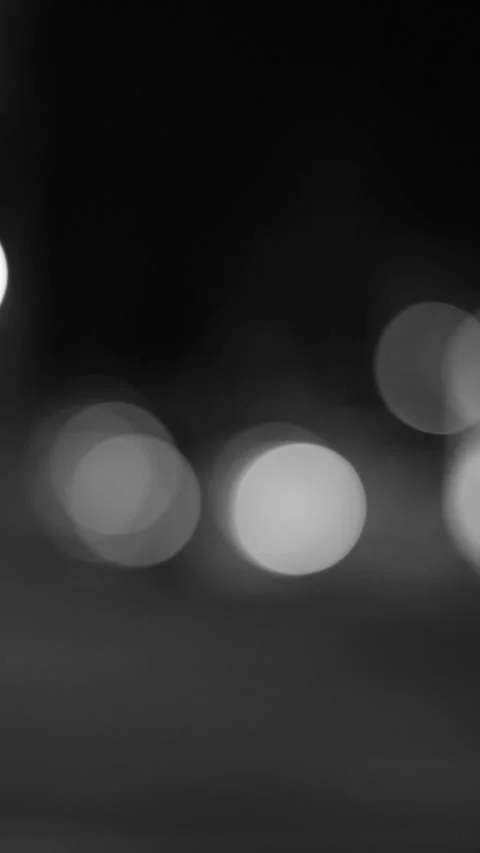 Black and white abstract and artistic themed bokeh effect Stock Footage 279328045