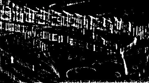 Black and White Abstract Architectural Texture Graphic Stock Illustration