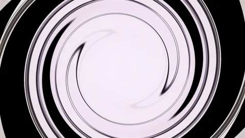 Black and white abstract background. Round twisting amazing theme for Inscriptio Stock Footage 73492071
