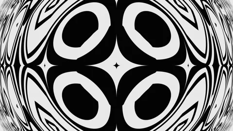 Black and white abstract background with circles. Stock Footage 245976684