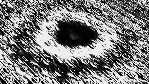 Black and white abstract background with looking eye. Stock Footage 247412103
