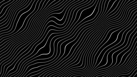 Black and White abstract background seamless loop animation Video stock 327912344